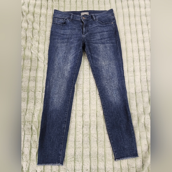 DL1961 Dark Blue Ankle Jeans - Picture 1 of 3